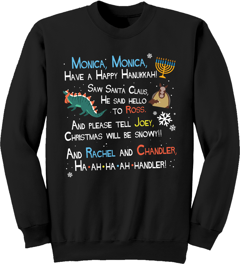 Phoebe's Holiday Song Ugly Crewneck Sweatshirt T-Shirts, Hoodie | CiraTrend.com (Image 1)
