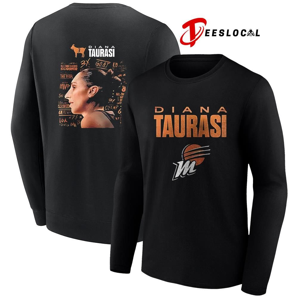 Phoenix Mercury Diana Tauras portrait shirt