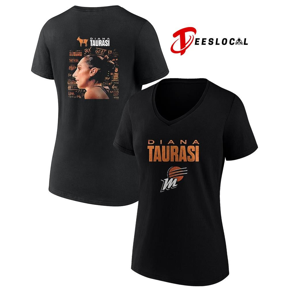 Phoenix Mercury Diana Tauras portrait shirt
