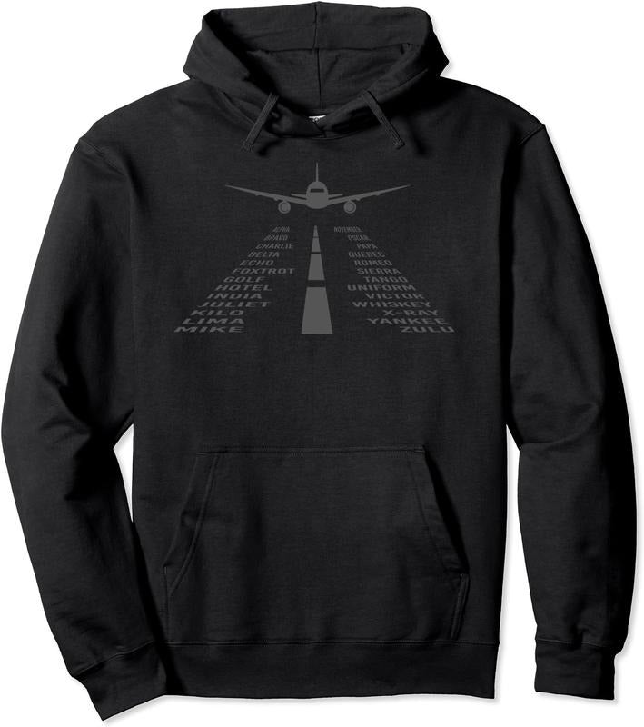 Phonetic Alphabet Shirt | Pilot Airplane Hoodie | Unisex Hooded Sweatshirt | Size S-3XL | CiraTrend.com