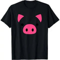 Pig Face Costume Funny Halloween T-Shirt Hoodie, Sweatshirt | CiraTrend.com
