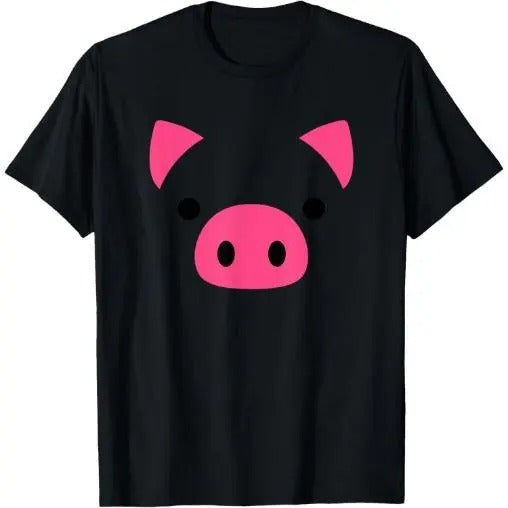 Pig Face Costume Funny Halloween T-Shirt Hoodie, Sweatshirt | CiraTrend.com