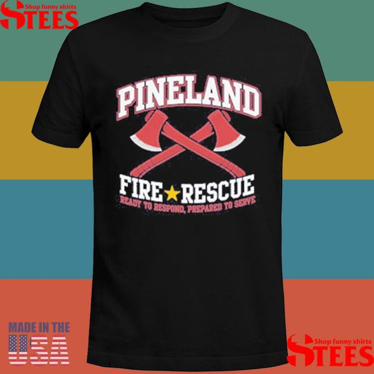 Pineland Fire and Rescue Front Print T-shirt