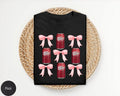 Pink Bow Coquette Dr Pepper T-Shirt, Cute Pink Soda Drink Shirt, Dr.Pepper T-Shirt, Aesthetic Girly Tee For Women Hoodie,...
