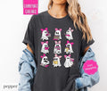 Pink Ghost Reading Shirt Comfort Colors, Book Lover Tshirt, Teacher Halloween Tee Hoodie, Sweatshirt | CiraTrend.com