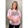 Pink Pattern Mama T-Shirt Cotton Sleeve Hoodie, Sweatshirt | CiraTrend.com