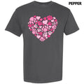 Pink Paw Heart Comfort Colors T-Shirt 'NLB' Hoodie, Sweatshirt | CiraTrend.com