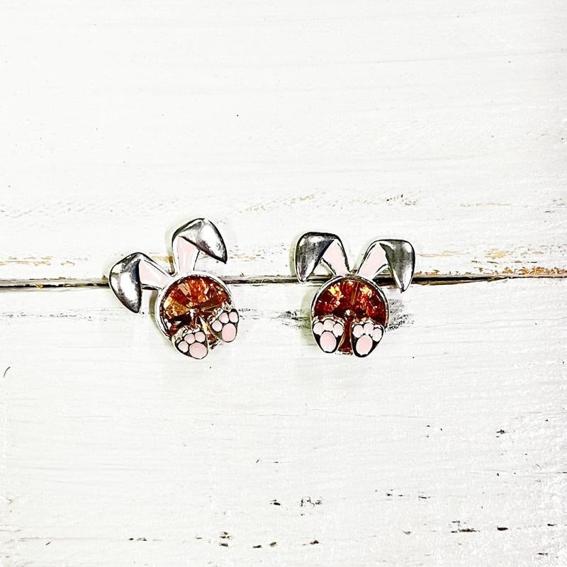 Pink Rhinestone Bunny Earrings T-Shirts, Hoodie, Sweatshirt | CiraTrend.com