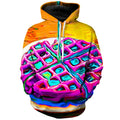 Pink Waffle Hoodie