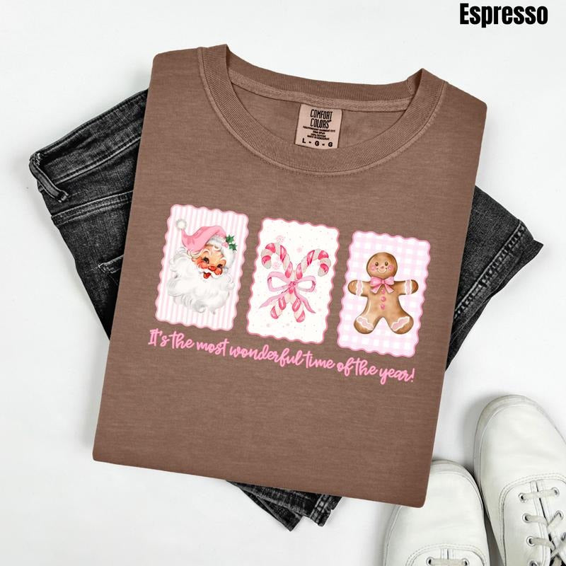 Pink Wonderful Time Trio Comfort Colors T-Shirt 'NLB' Hoodie, Sweatshirt | CiraTrend.com