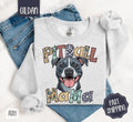 Pitbull Mama Sweatshirt, Mama Women's Crewneck, Cute Dog Mom Women's Sweatshirt T-Shirts, Hoodie | CiraTrend.com