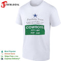 Pittsburg Texas Cowboys A name says a lot about a town shirt