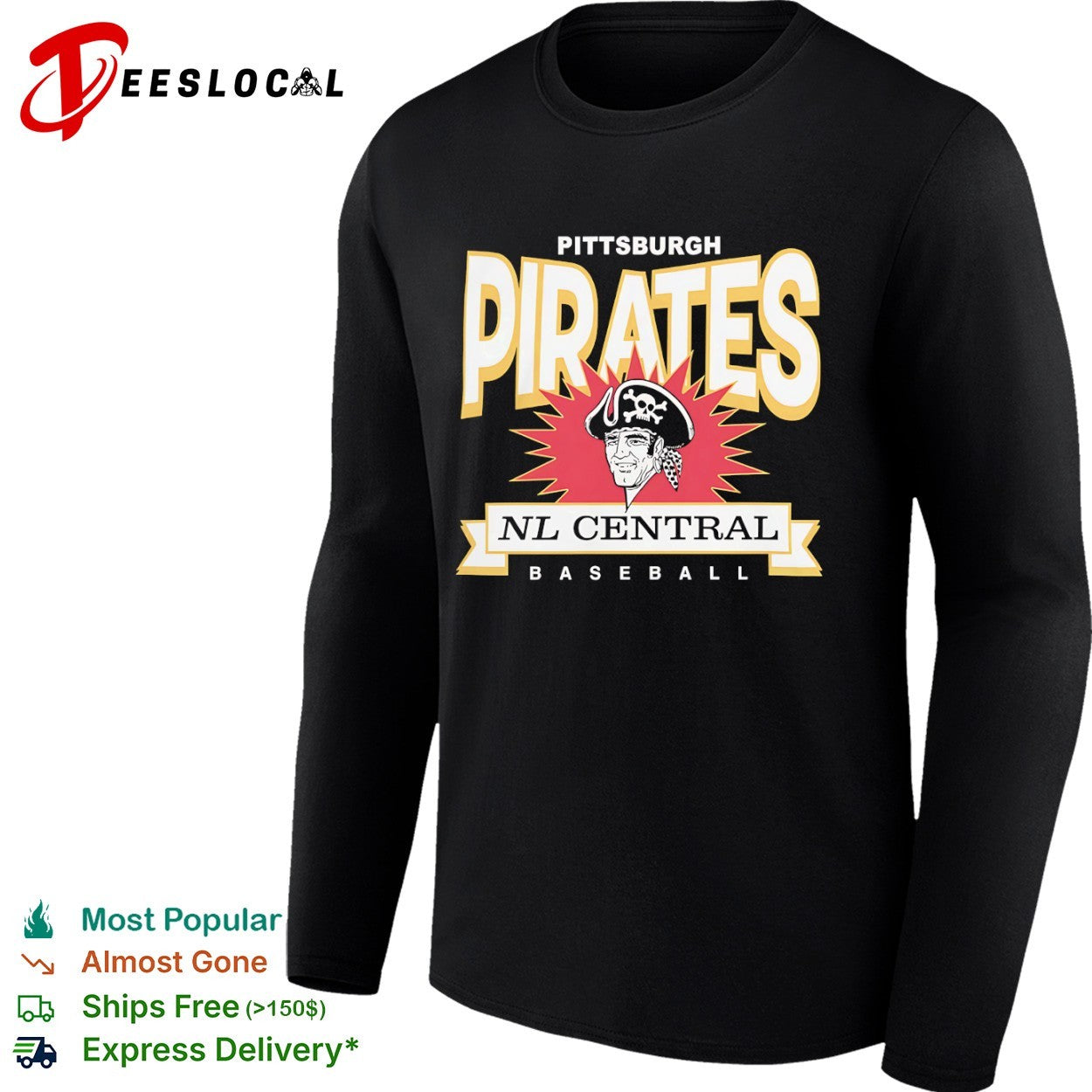 Pittsburgh Pirates NL Central Baseball Logo shirt