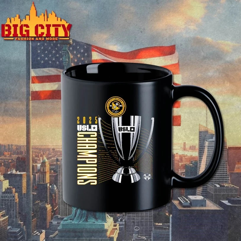 Pittsburgh Riverhounds SC 2025 USL Championship Final Champions Trophy shirt