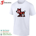 Pixel art robot dog standing shirt