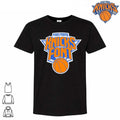 Pixelframe New York Knicks Logo Font Orange Blue Basketball Shirt