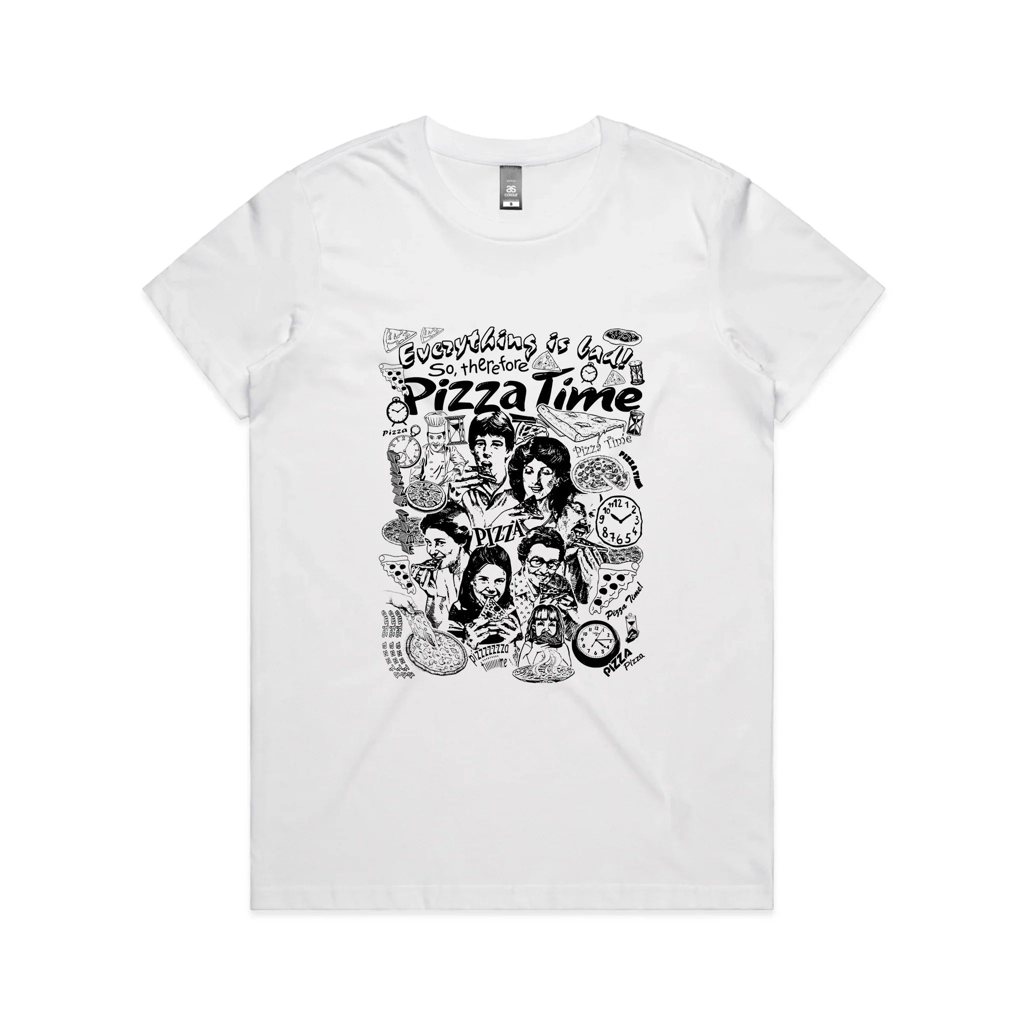 Pizza Time Tee Hoodie, Sweatshirt | CiraTrend.com (Image 5)