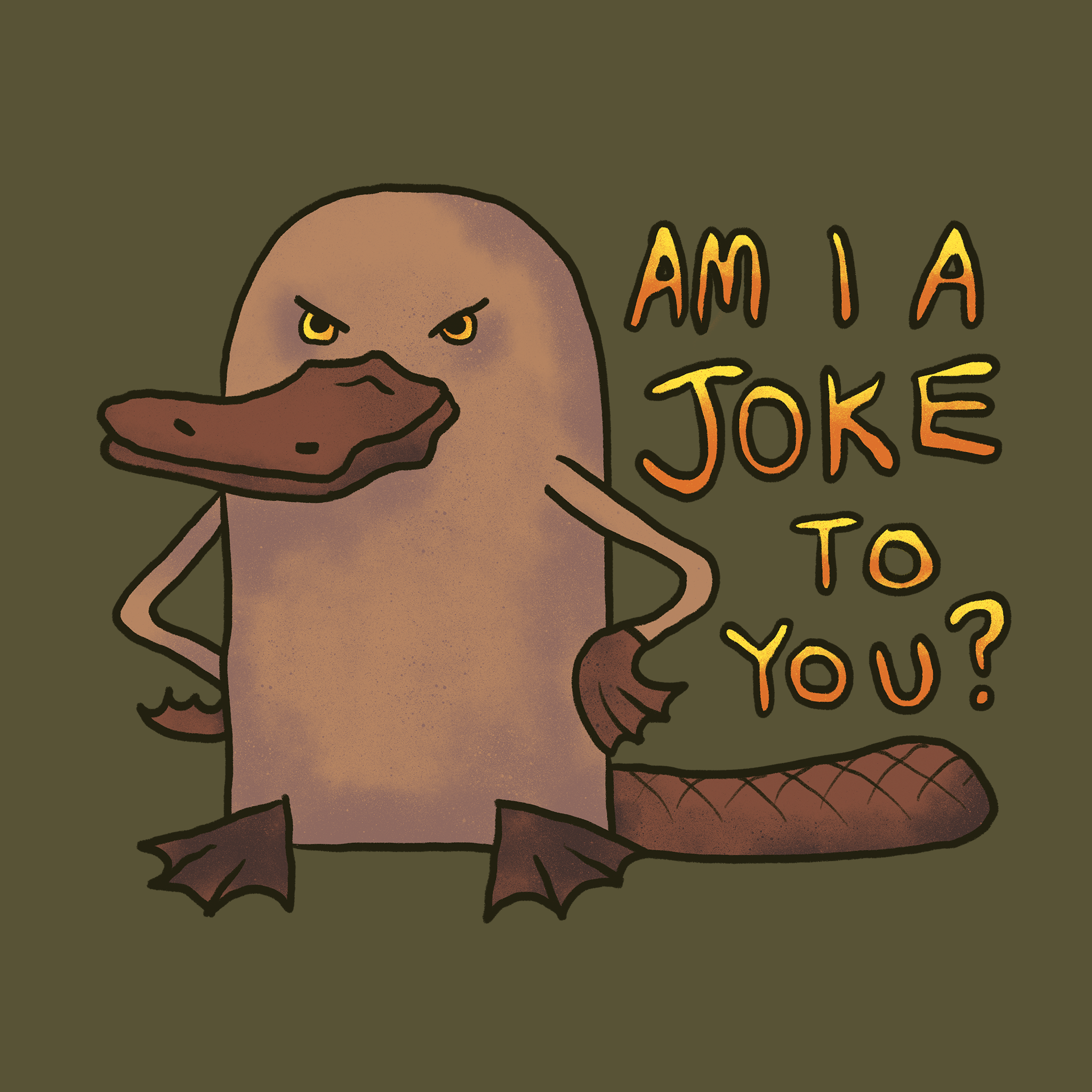 Platypus Joke Tee Hoodie, Sweatshirt | CiraTrend.com (Image 5)