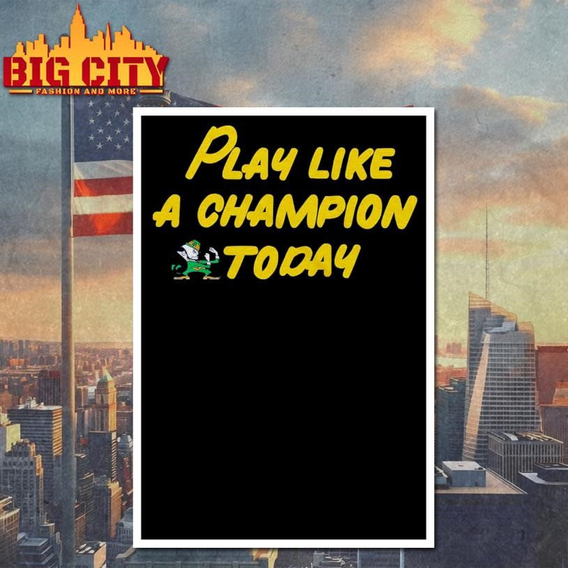 Play Like A Champion Today Shirt