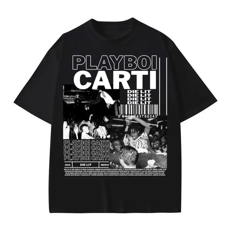 Playboi Carti Shirt, Vintage 90s style top clothing, Unisex graphic Streetwear shirts Hoodie, Sweatshirt | CiraTrend.com