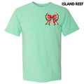 Pocket Size - Summer Watermelon Bow Comfort Colors T-Shirt 'NLB' Hoodie, Sweatshirt | CiraTrend.com