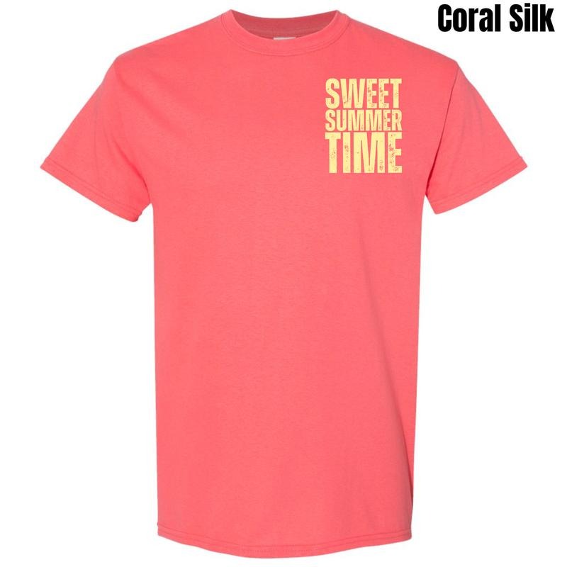 Pocket Size - Sweet Summer Time Gildan Short Sleeve T-Shirt 'NLB' Hoodie, Sweatshirt | CiraTrend.com