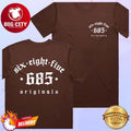 Poetik 685 Store Merch Original 685 Two Sided Shirt