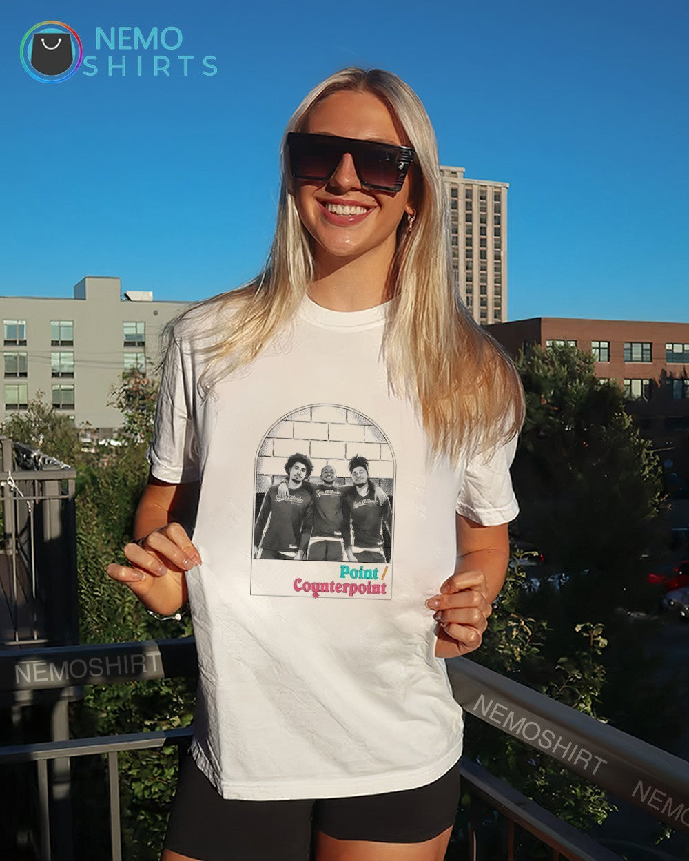 Point counterpoint San Antonio Spurs shirt