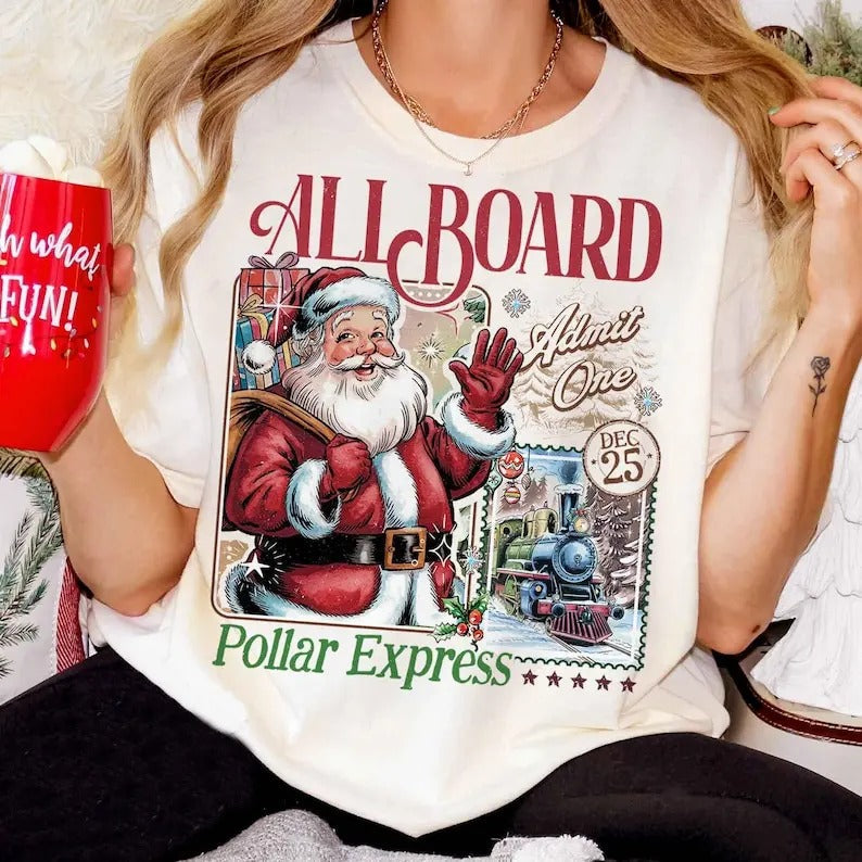 Polar Express T Shirt,North Pole Shirt, Polar Express Tee Shirt, Merry Christmas Shirt, Cute Winter Shirt, Winter Season,...