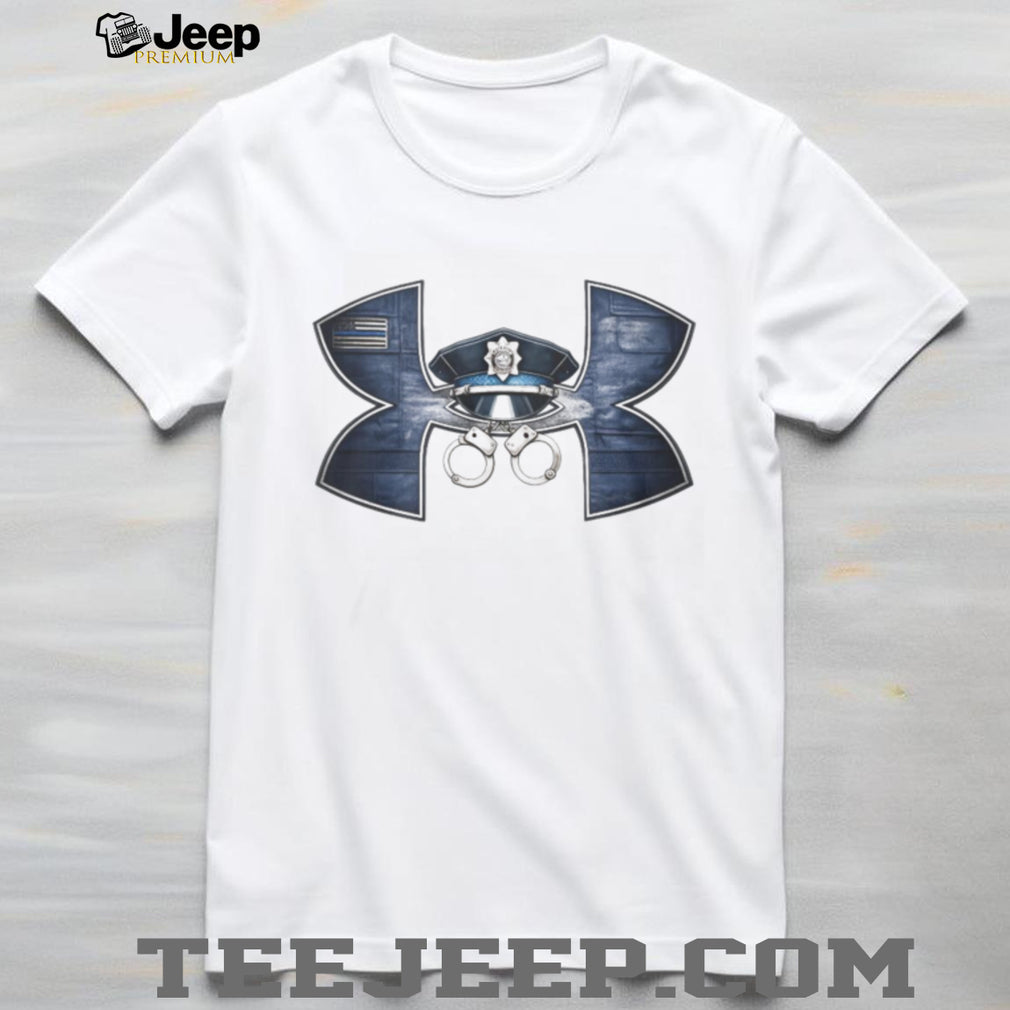 Police Officer Thin Blue Line Duty Gear Graphic T Shirt