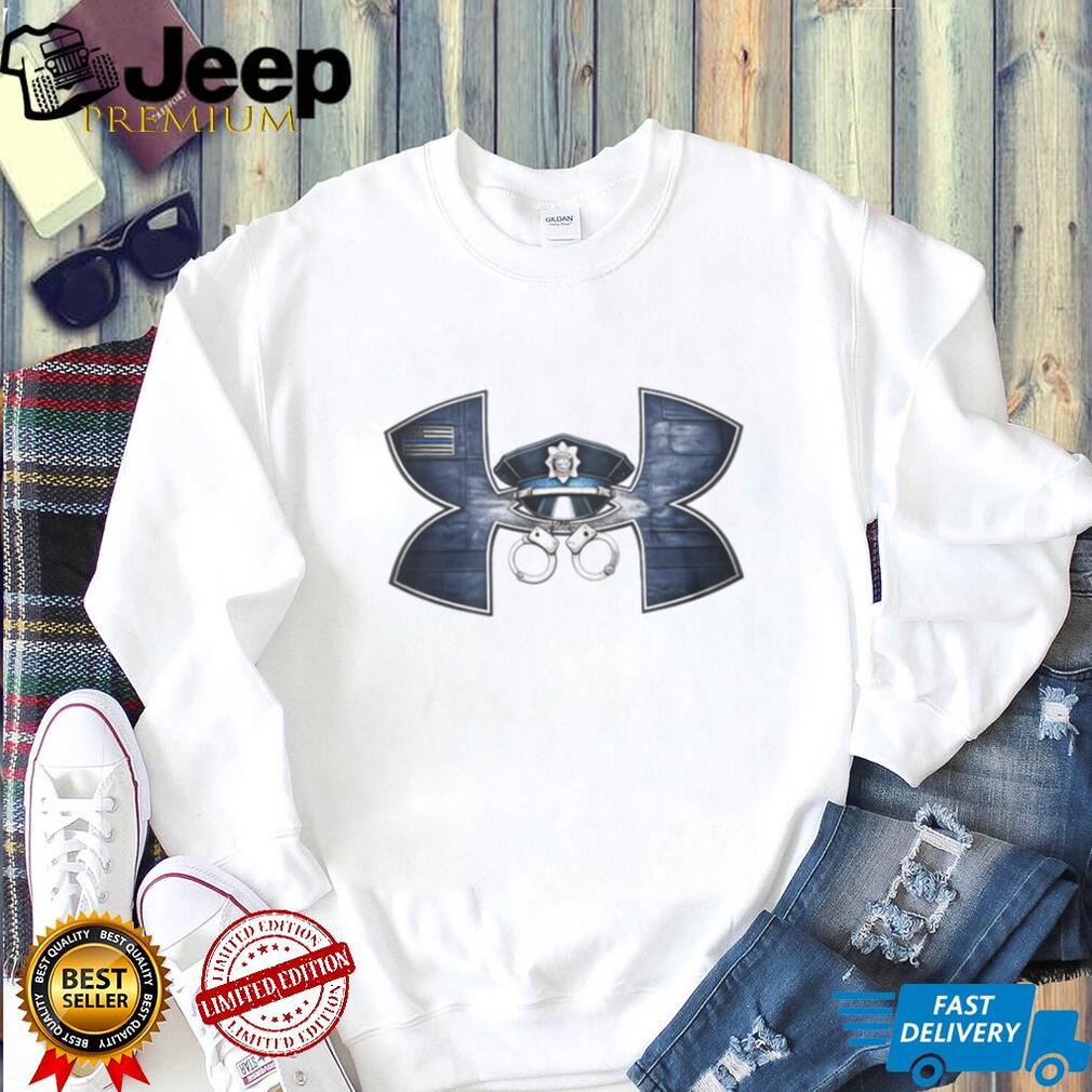 Police Officer Thin Blue Line Duty Gear Graphic T Shirt