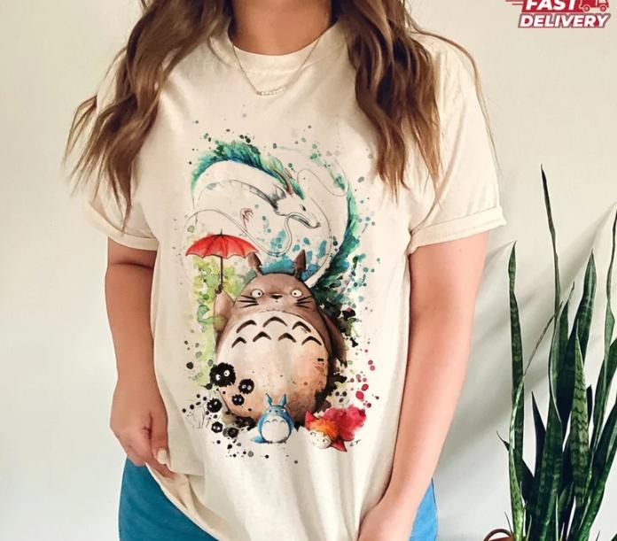 Ponyo Inspired Unisex T-shirt - Pullover Fabric Hoodie, Sweatshirt | CiraTrend.com