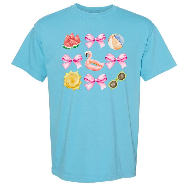 Pool Day Coquette Collage Comfort Colors T-Shirt 'NLB' Hoodie, Sweatshirt | CiraTrend.com