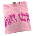 Pool Life Pink Puff Comfort Colors T-Shirt Hoodie, Sweatshirt | CiraTrend.com