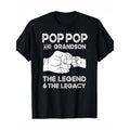 Pop Pop And Grandson The Legend And The Legacy Matching T-Shirt Made in USA Hoodie, Sweatshirt | CiraTrend.com