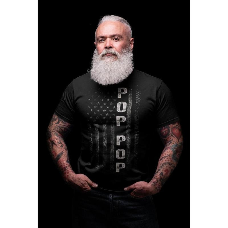 Pop Pop Shirt, Fathers Day Gift, Papa, Grandpa, Patriotic Shirts Hoodie, Sweatshirt | CiraTrend.com