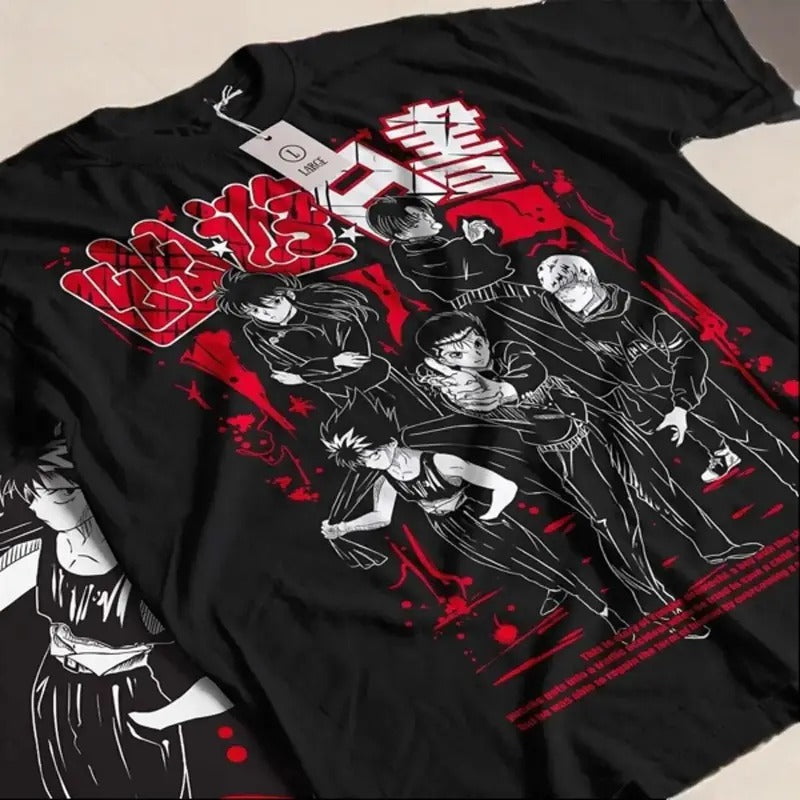 Popular Yu Yu Hakusho Anime Featuring Yusuke Kuwabara Kurama Hiei And Koenma Unisex Shirt, Sweatshirt, Hoodie | CiraTrend.com