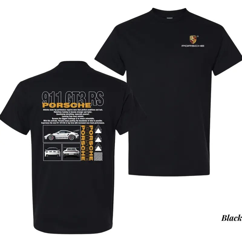 Porsche 911 GT3 RS Tee, Stylish Car Merch for Automotive Enthusiasts, Soft Breathable Material, Everyday Relaxed Shirt...