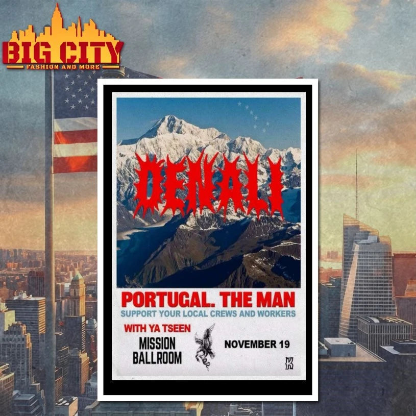 Portugal The Man 2025 Mission Ballroom Poster shirt