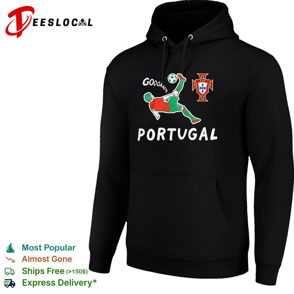 Portugal national football team player bicycle kick goal shirt