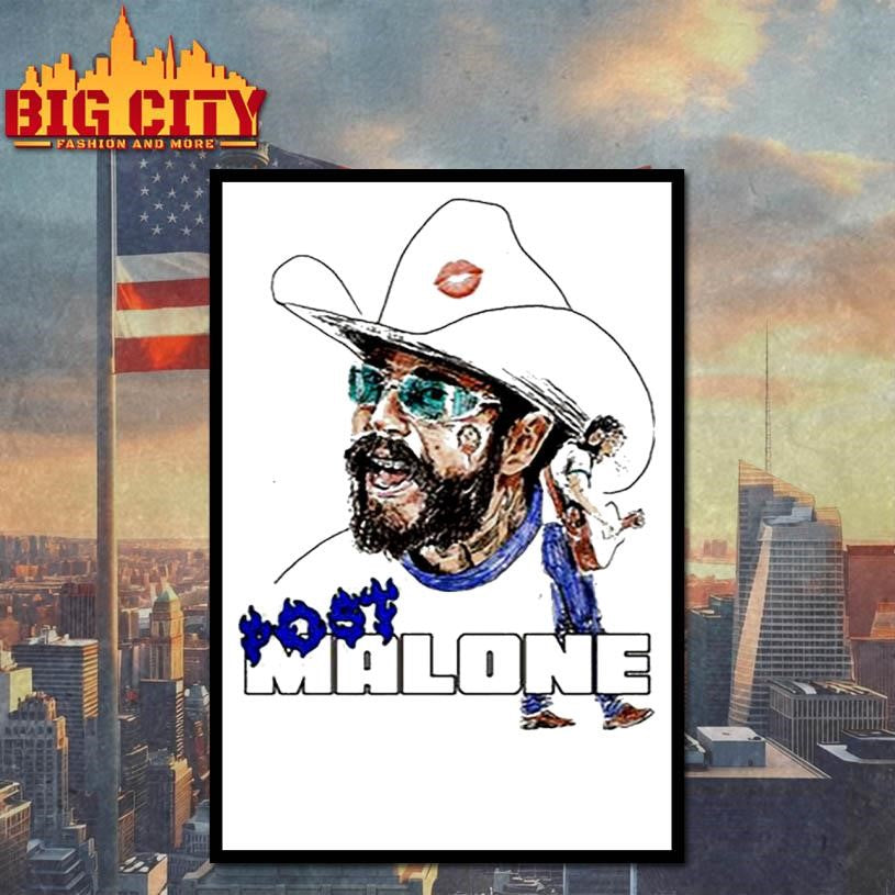 Post Malone Blue Flame 2025 Shirt