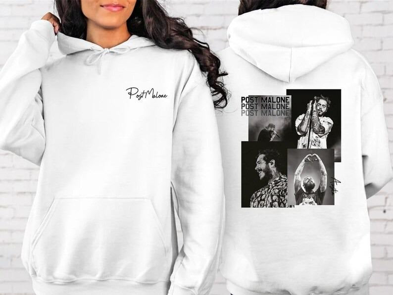 Posty Shirt, Hip Hop Hoodie, Post Malone Rap Sweatshirt, Austin Album, Fan Gift (on 2 sides) | CiraTrend.com