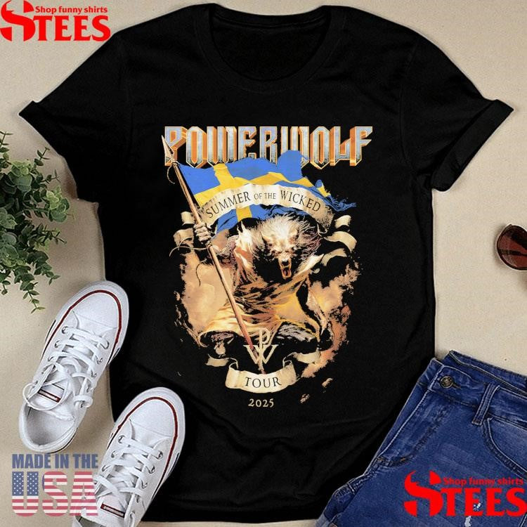 Powerwolf Sweden 2025 T-shirt