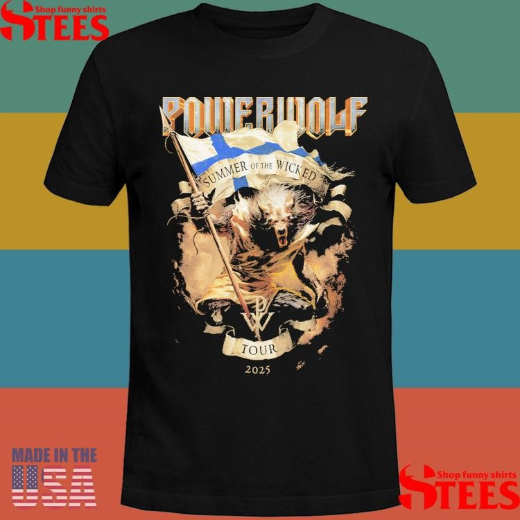 Powerwolf Tuska Festival 2025 T-shirt