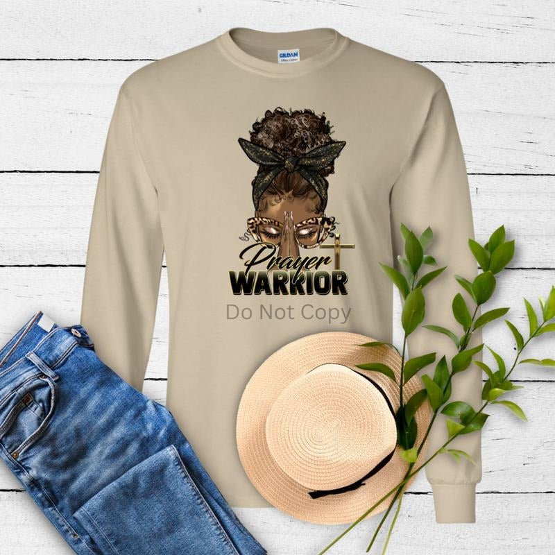 Prayer Warrior DTF Transfer T-Shirts, Hoodie, Sweatshirt | CiraTrend.com
