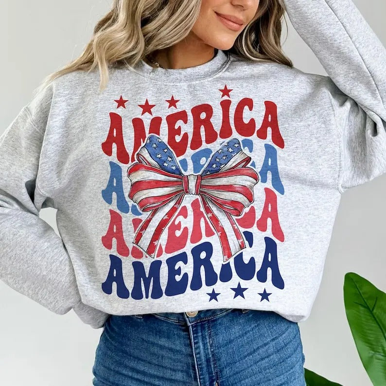 Premium  Coquette American Flag PNG, Coquette 4th Of July Png, 4th of July , American Flag T-Shirts, Hoodie, Sweatshirt