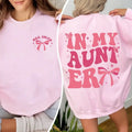 Premium  In My Aunt Era Shirt, Auntie Shirt, Auntie Sweatshirt, Auntie Gifts, Customized Aunt Shirt, Gift for Auntie,...