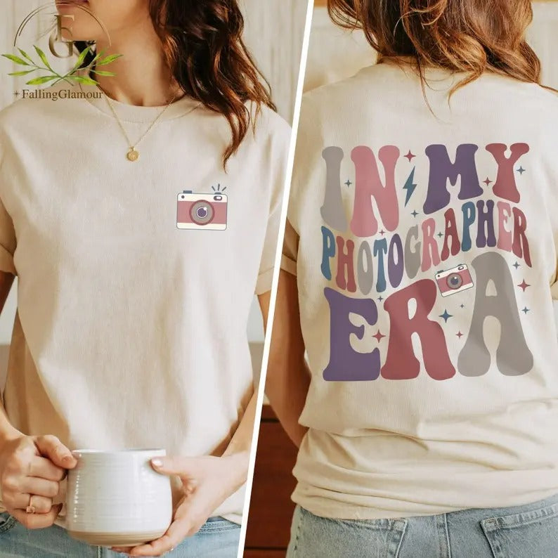 Premium  In My Photographer Era Shirt Hoodie, Sweatshirt | CiraTrend.com