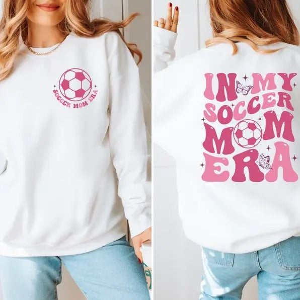Premium  In My Soccer Mom Era Sweater, Soccer Mom Sweatshirt, Gift for Mom, In My Mama Era, Soccer Mom Squad, Soccer Mom...