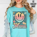 Premium  MAMA Shirt, Mother's Day Gift, New Mom Shirt, Motherhood Shirt, Hot Mess Mama Shirt, Boho Mama Shirt, Smiley...